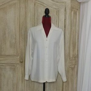 💖Off-White 100% Silk Blouse